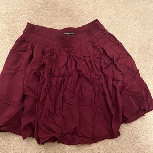 Brandy Melville Maroon Skirt